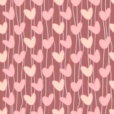 Sketch heart in vintage style N6