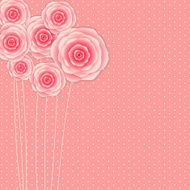Stylish Floral Background Vector Illustration
