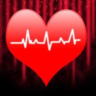 Electro On Heart Means Extreme Passion And Romance