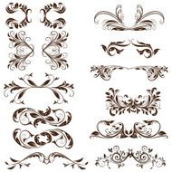 vintage frames and design elements N33