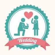 wedding label N4