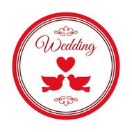 wedding label N10