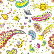 Seamless watercolor pattern N19