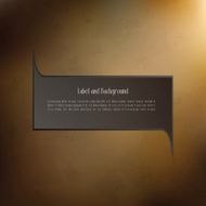 Label and background Vector illustration EPS10