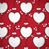 cute hand-drawn heart balloon N2