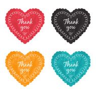 Thank you label set
