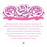 Vintage Floral Card N13