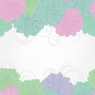 Beautiful wedding flowers in vector Hand drawn vector illustration