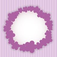 Romantic Flower Vintage Invitation Card Vector Background N2