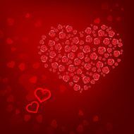 card with hearts Valentine&#039;s Day