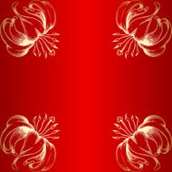 Vector greeting or invitation card N4