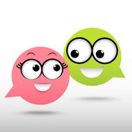 smile talking bubble