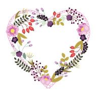 Save the date floral card