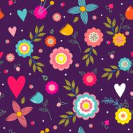 Beautiful floral seamless pattern N35