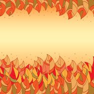 Autumn leaves frame N8