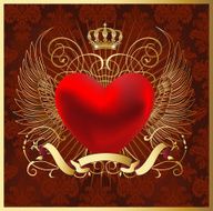 Background with heart N2
