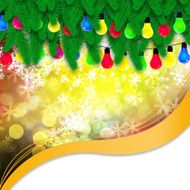 Winter delightful snowfall background N54