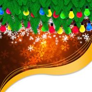 Winter delightful snowfall background N55
