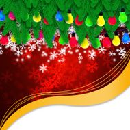 Winter delightful snowfall background N56