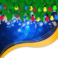 Winter delightful snowfall background N57