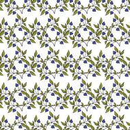 Seamless pattern with flowers in vintage style N2