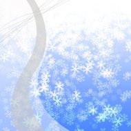 Winter delightful snowfall background N68