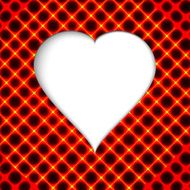 Valentines day Modern abstract background illustration with red hearts N4