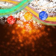 Winter delightful snowfall background N73
