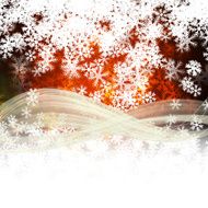 Winter delightful snowfall background N76