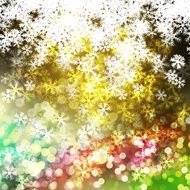 Winter delightful snowfall background N78