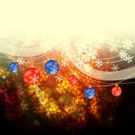 Winter delightful snowfall background N84