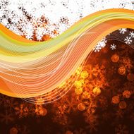 Winter delightful snowfall background N87