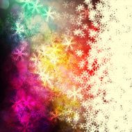 Winter delightful snowfall background N88