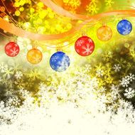 Winter delightful snowfall background N92