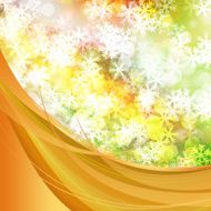 Winter delightful snowfall background N93