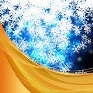 Winter delightful snowfall background N94
