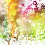 Winter delightful snowfall background N99