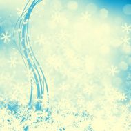 Winter delightful snowfall background N100