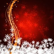 Winter delightful snowfall background N101