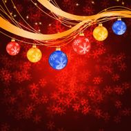 Winter delightful snowfall background N106