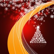 Winter delightful snowfall background N108