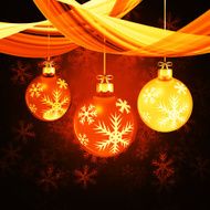 Winter delightful snowfall background N109