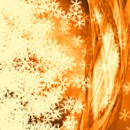 Winter delightful snowfall background N111