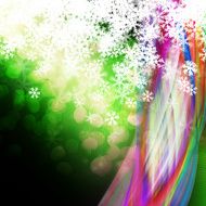 Winter delightful snowfall background N113