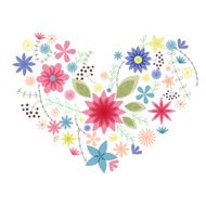 Floral heart N43