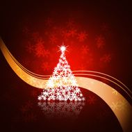Winter delightful snowfall background N116