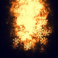 Winter delightful snowfall background N117