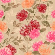 Vivid repeating floral N16