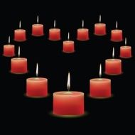 pink candles