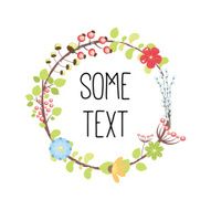 floral frame N157
